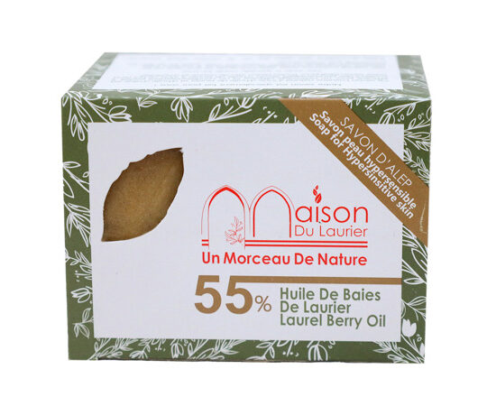 savon d'alep 55%